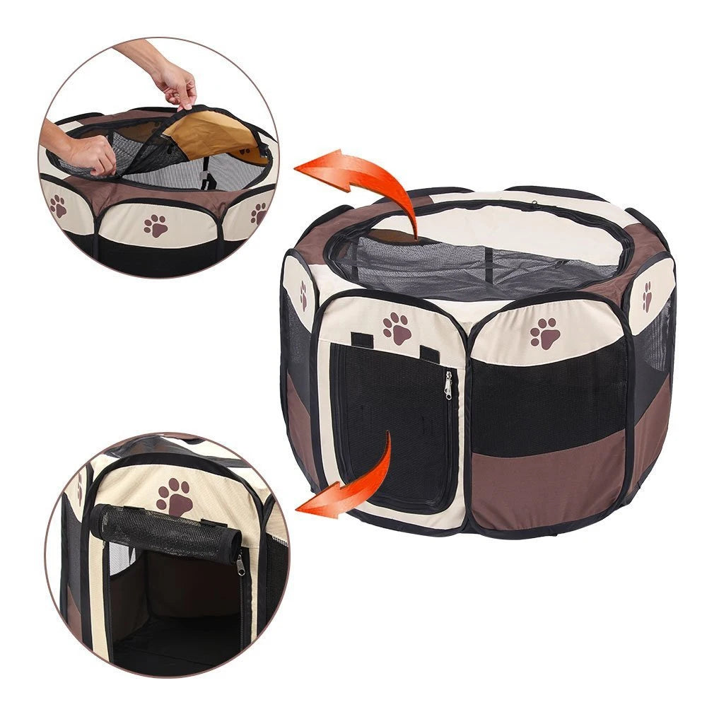 Portable Foldable Kennel Octagonal