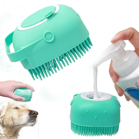 Dog Cat Bath Brush Soft Safe