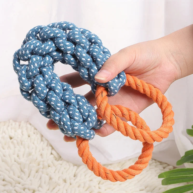 Cotton Rope Interactive Dog Toys