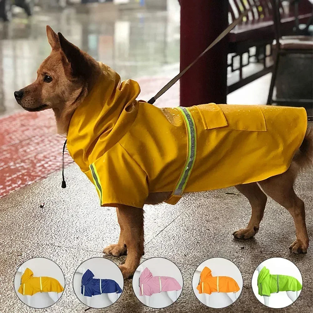 Large Dog Raincoat Waterproof