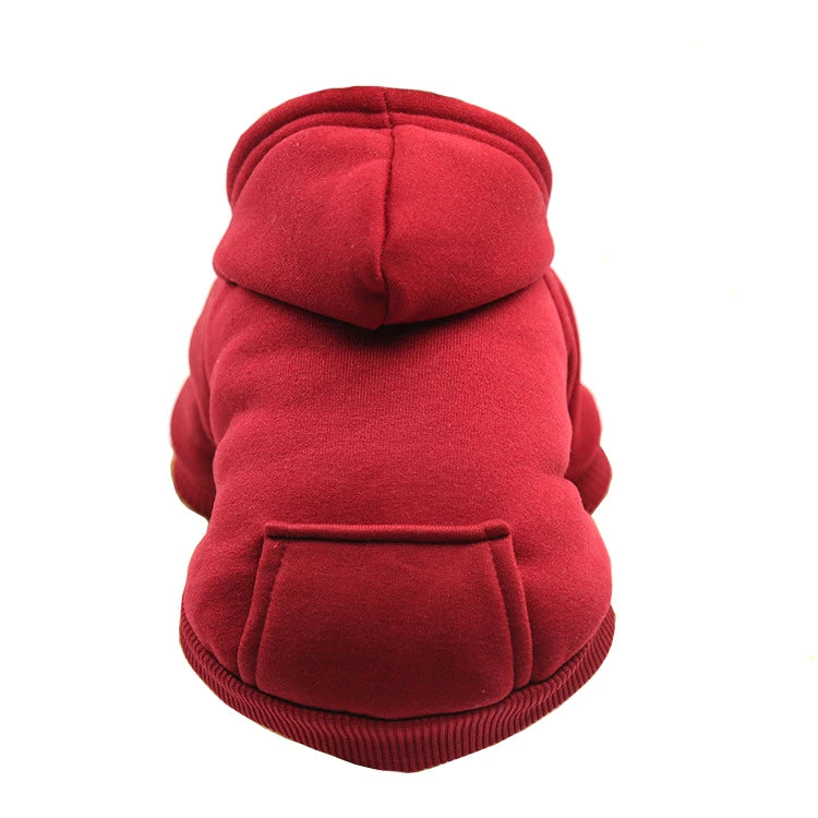 Dog Winter Hooded Sweatshirt