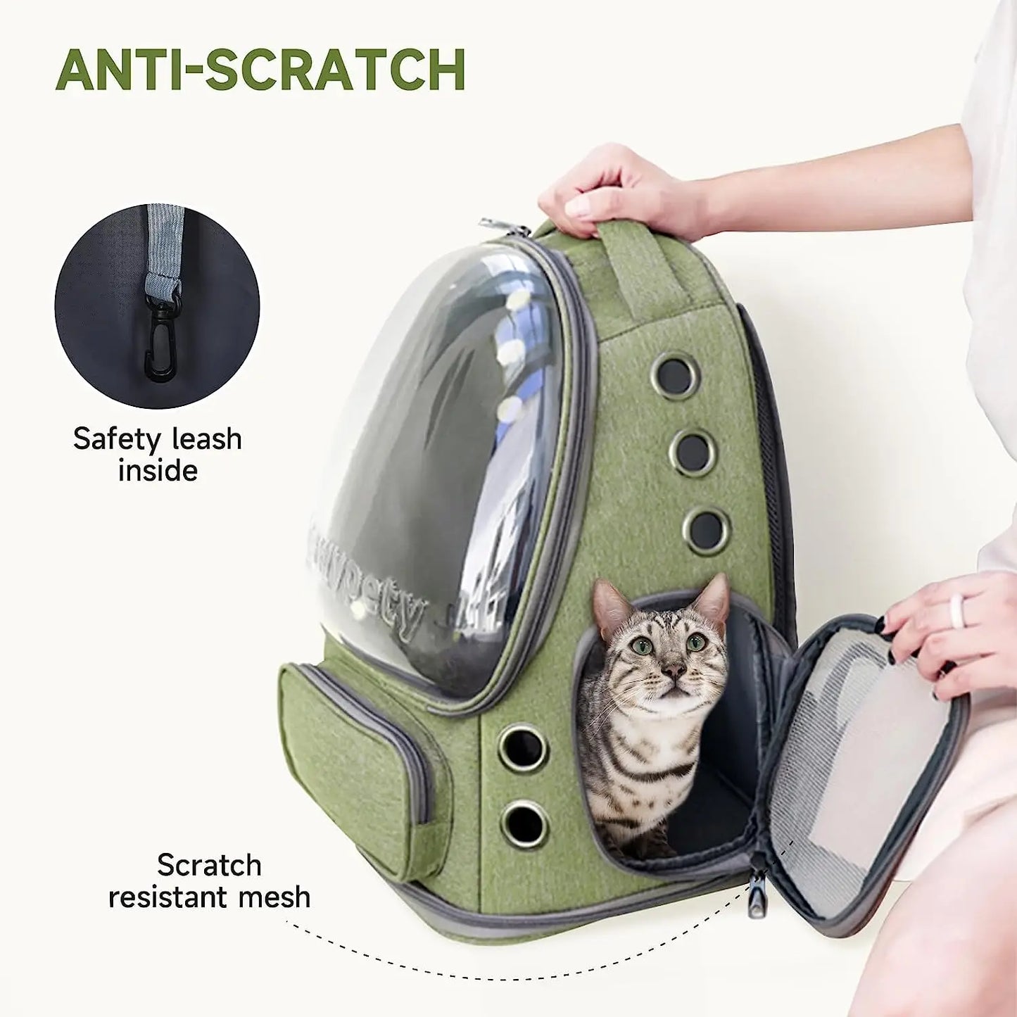 Transparent Space Capsules Pet