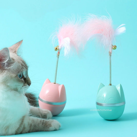 Interactive Cat Feather Toy