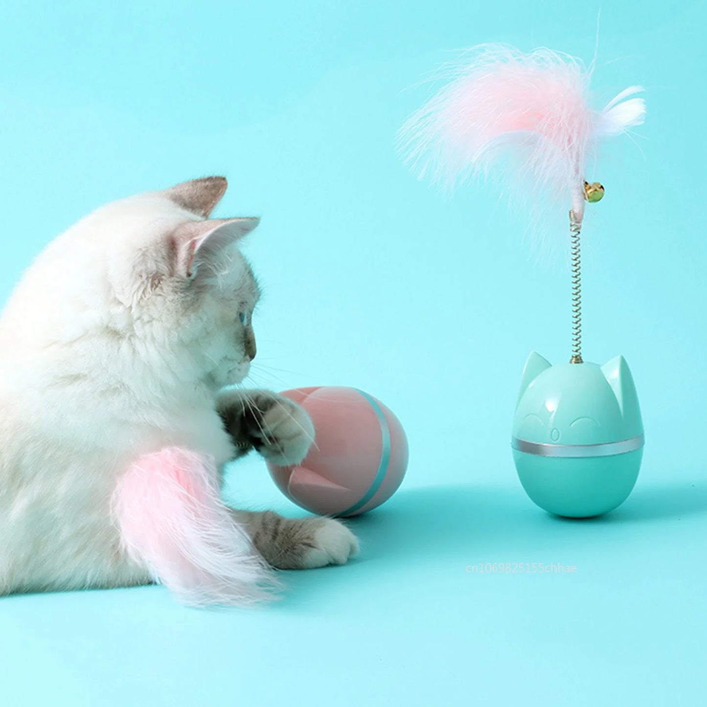 Interactive Cat Feather Toy