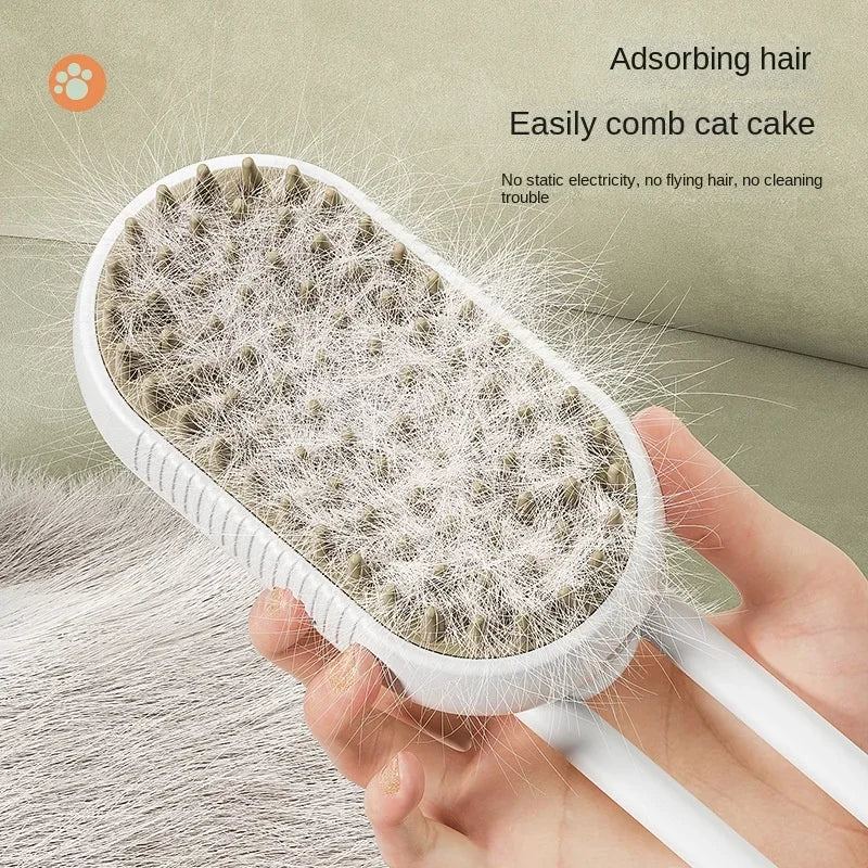 Steamy Dog Brush Electric Spray