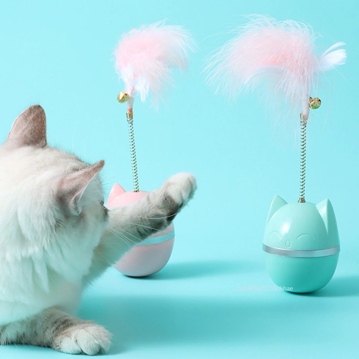 Interactive Cat Feather Toy