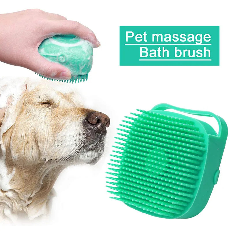 Dog Cat Bath Brush Soft Safe