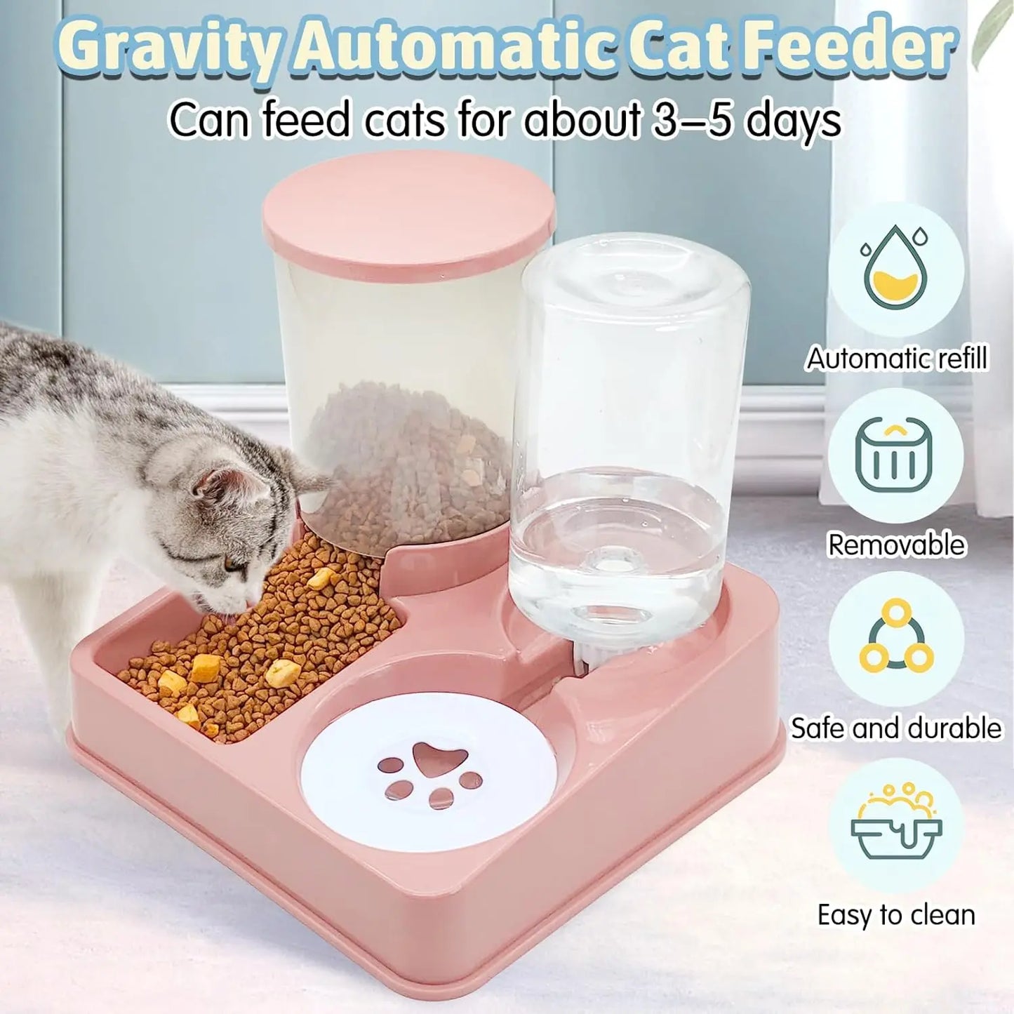 Automatic Cat Feeder Water